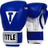 Title Boxing 3.0 Pro Style Leather Boxing Gloves Blue -Boxing Equipment Store title boxing edmoton gloves blue leather