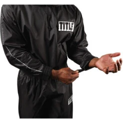 Title Boxing Sweat Sauna Suit With Hood -Boxing Equipment Store tss bk 4