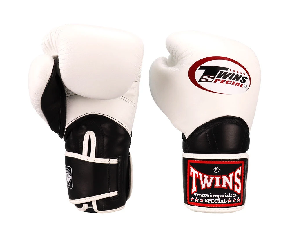 Twins BGVL11 Muay Thai Boxing Gloves White/Black Twins BGVL11 Muay Thai Boxing Gloves White/Black -Boxing Equipment Store twinsglovesbgv11white