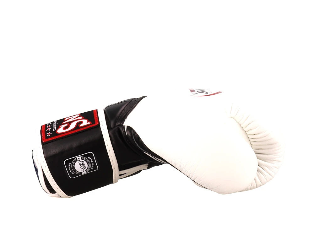 Twins BGVL11 Muay Thai Boxing Gloves White/Black Twins BGVL11 Muay Thai Boxing Gloves White/Black -Boxing Equipment Store twinsglovesbgv11white3